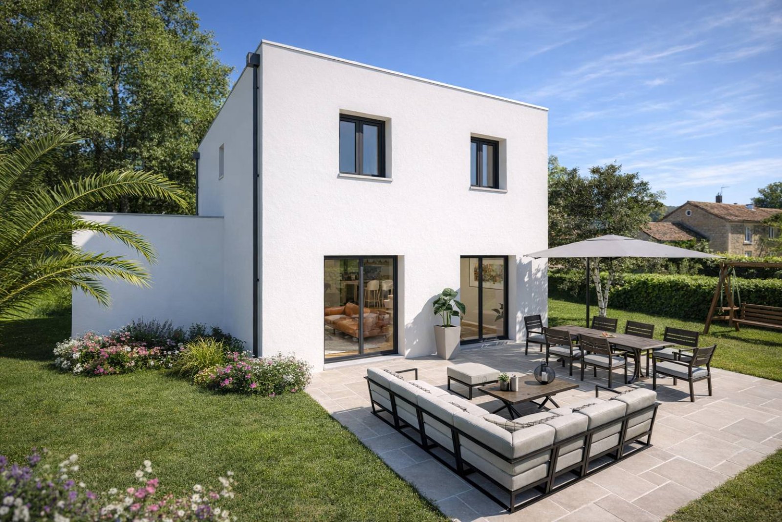 Maison neuve construite par Maisons Françaises des Alpes en Isère