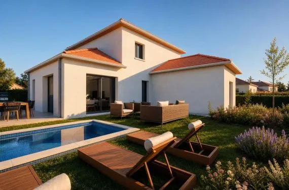 Photo maison 115&nbsp;m² sur terrain 550&nbsp;m²