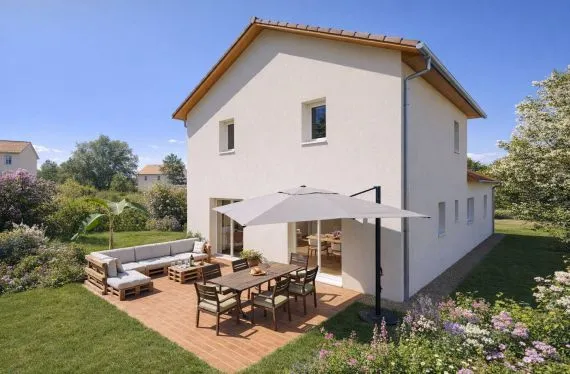 Photo maison 90&nbsp;m² sur terrain 550&nbsp;m²